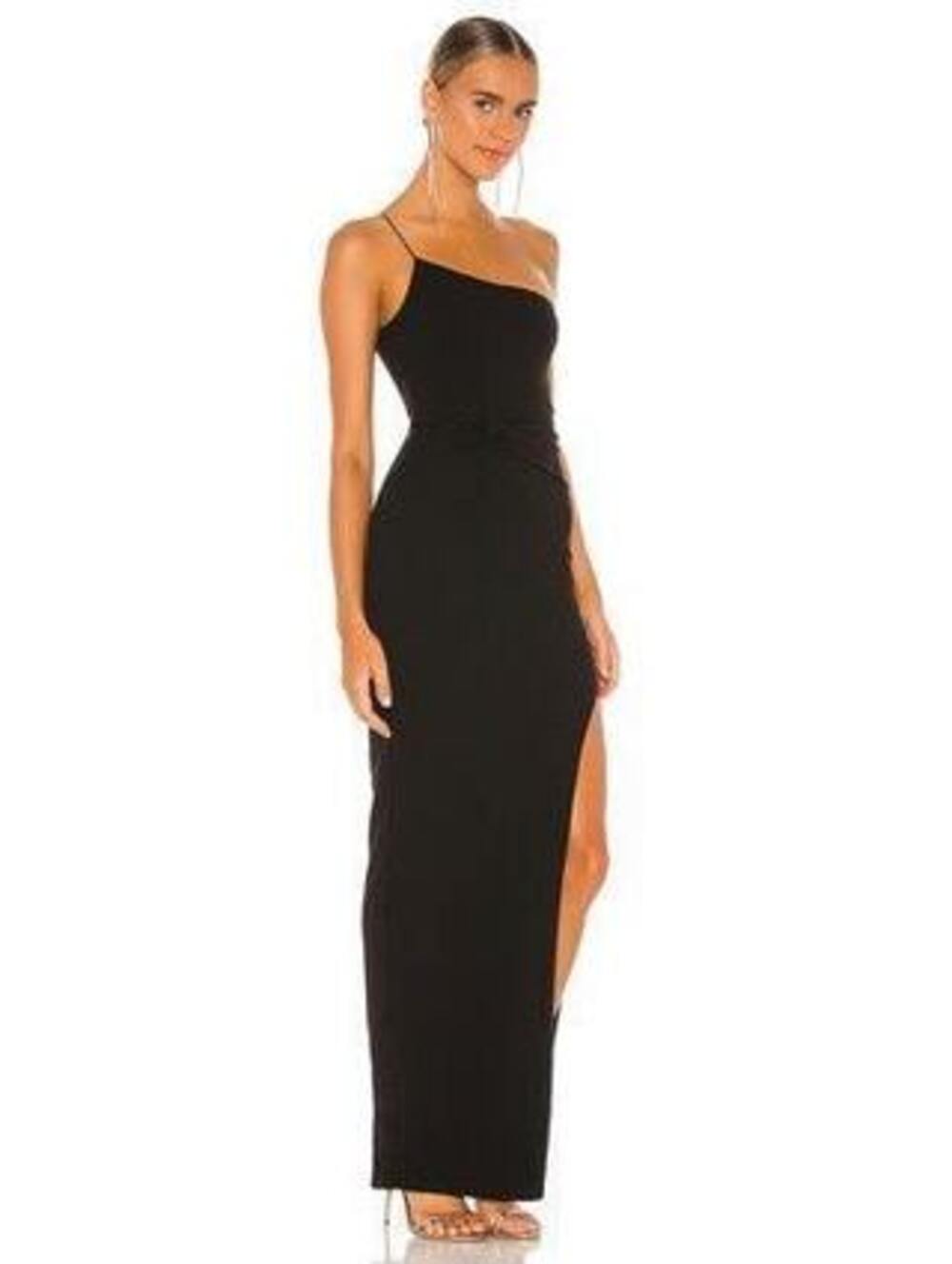 Nookie Lust One Shoulder Gown in Black - $299 MSRP